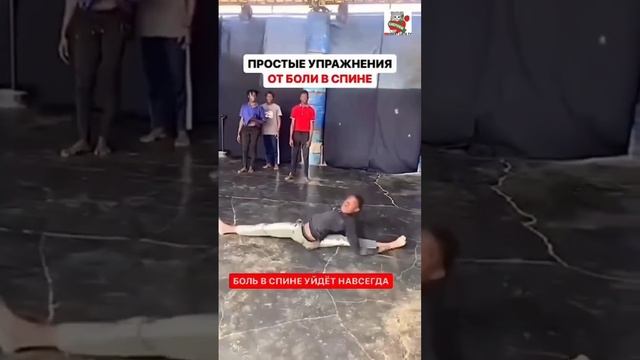 Простые упражнения от боли в спине от нашего Друга Бени 🌞💪🐈