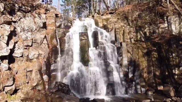 Водопад Неожиданный (горбатый), waterfall - Unexpected (humpbacked)