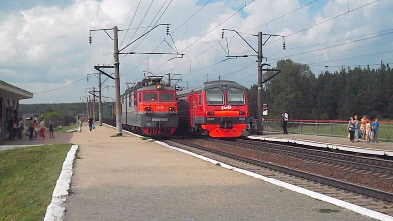 Электровоз ВЛ80С-1583. Опасная ситуёвина!