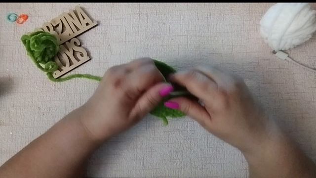 Вяжем Новогодний/Рождественский веночек  Часть 1