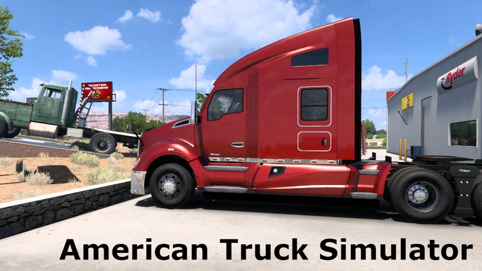 Рейс Моаб - Салина (штат Юта) в American Truck Simulator. Стрим №474.