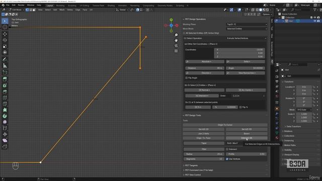 5 - CAD-like Modeling Tools - 4 -Trim and Extending Edges