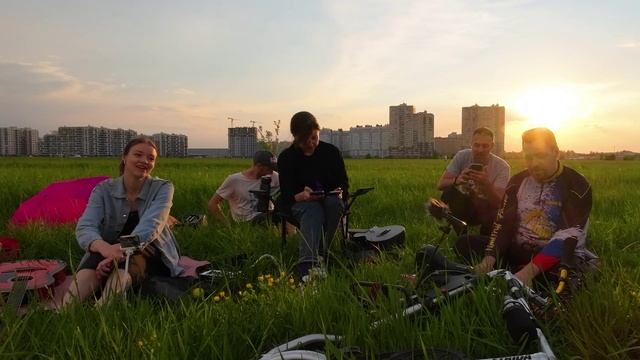 Музыканты-любители собираются петь песни в полях - 5.
