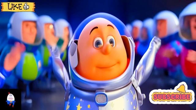 🎵 Humpty Dumpty's Big Adventure 🎵 Fun Kids' Rhyme #humptydumpty #spaceadventure #rhymesinenglish