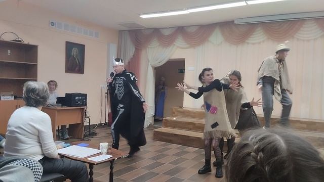 7.01.2023 Репетиция сказки: сцена с Хагги Вагги