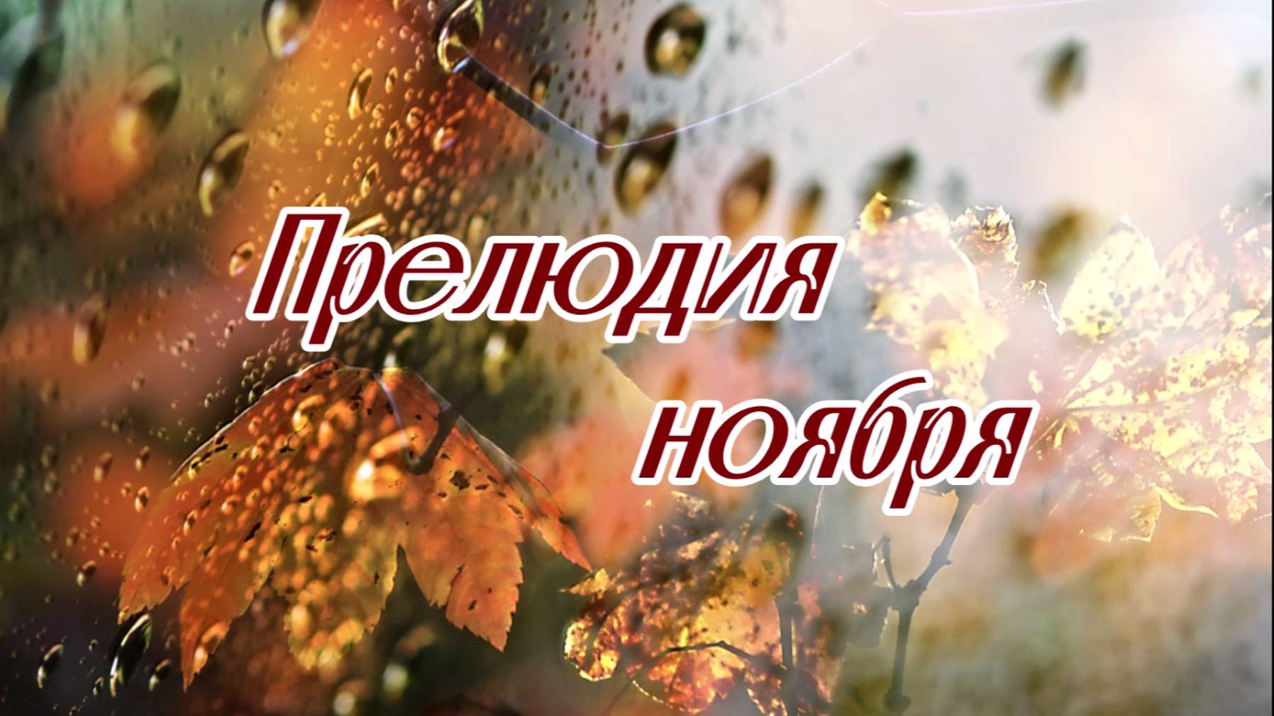 "Прелюдия ноября" клуб "СТИХиЯ"