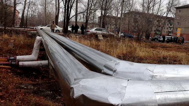 тепловые сети в мкр-не Гарнизон полностью заменили