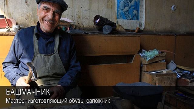 Башмачник. Толковый Видеословарь русского языка