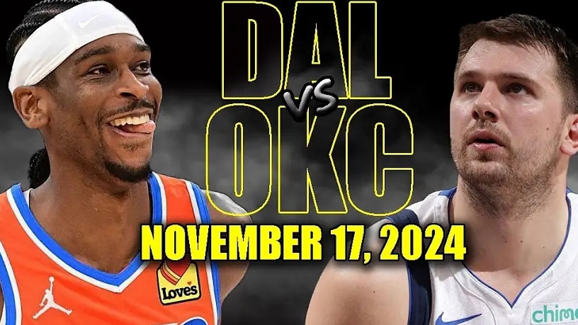 Dallas Mavericks vs OKC Thunder NBA Full Game Highlights | November 17