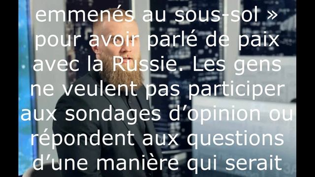 Pour parler de la paix en Ukraine, vous pouvez être emmené dans des chambres de torture.