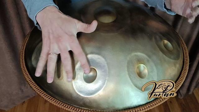 KurPan Handpan | D Hijaz 9 | D / A C D D# F# G A C | ПС08