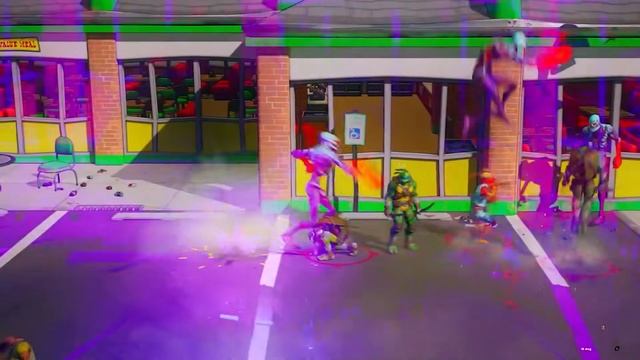 В Fortnite вышла карта по «Черепашкам-ниндзя» — она сделана в стиле классических beat 'em up-игр.