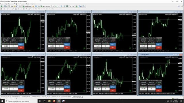 Торговая панель для бинарных опционов в мт4 (Видео-обзор)