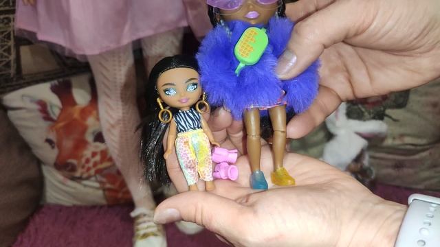 Куколка малышка при малышка Барби экстра мини минис (Barbie Extra Fly Mini Minis)