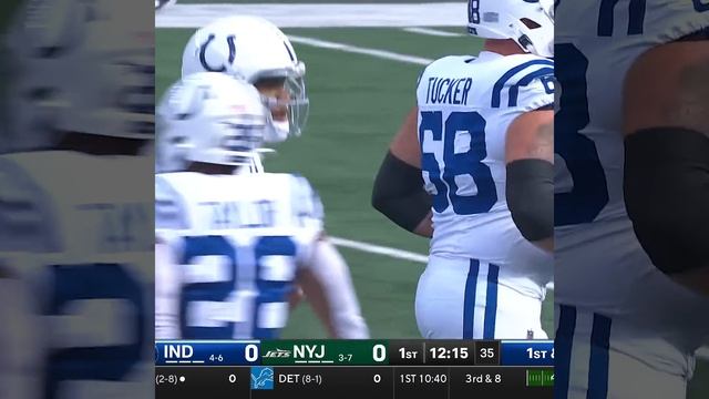 Josh Downs catches for a 31-yard Gain vs. New York Jets