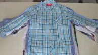 Лот 1553 Рубашки мужские кор дл рукав хлопок Германия Премиум цена 1380 руб кг вес 9,6кг