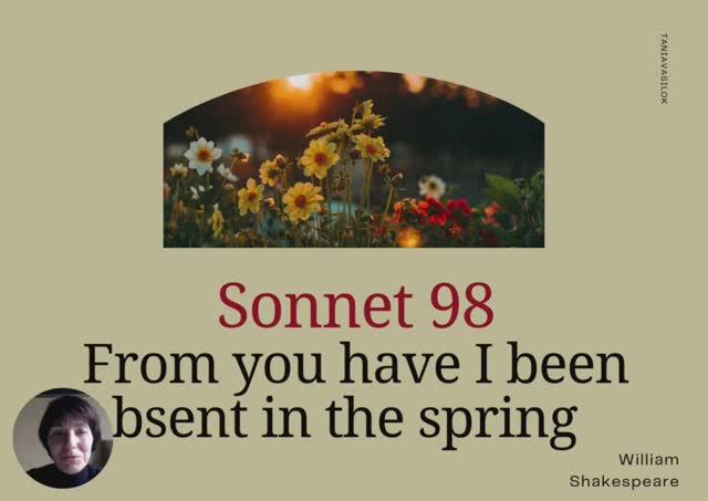 Sonnet 98 Shakespeare па-беларуску