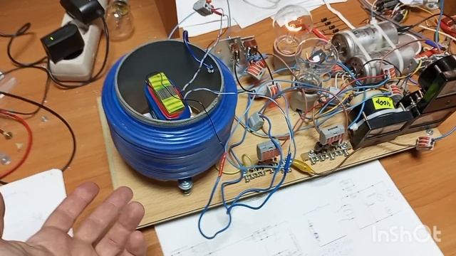 Примерные балансы мощностей в обратноходовом трансформаторе при разных режимах. Замеры. Схема