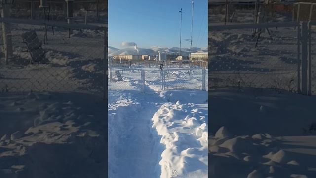 Сусуман сегодня. Зима на Колыме. Снег. Солнце. Морозец