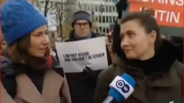 Еще немного «россиян против войны в Берлине» вам в ленту