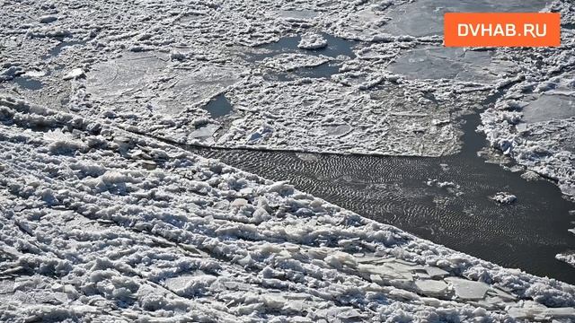 Запоздалый ледоход начался у Хабаровска