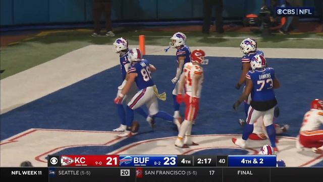 Josh Allen's CLUTCH TD run on fourth down boosts Bills' lead to 29-21