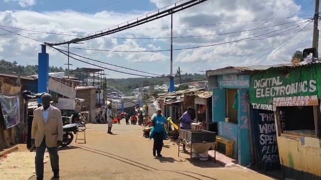 Nairobi Kibera Трущобы Кибера Кения كينيا Африка Кения 2024 ноябрь