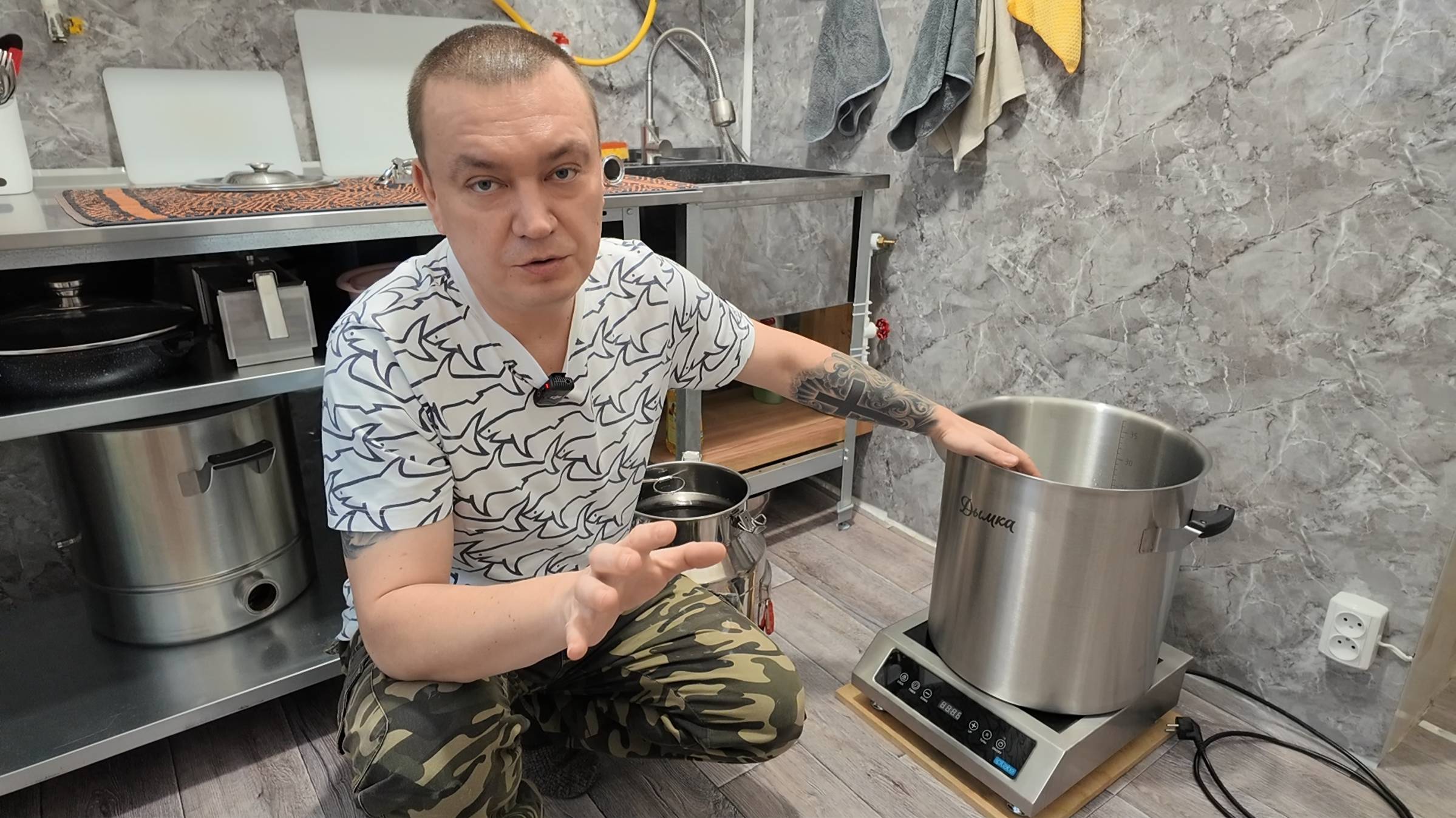 Аутентичный (деревенский) самогон на аппарате Дымка. Второй перегон.