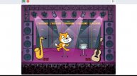 Урок по Scratch блоки музыка и звук. Делаем программу с их использованием.