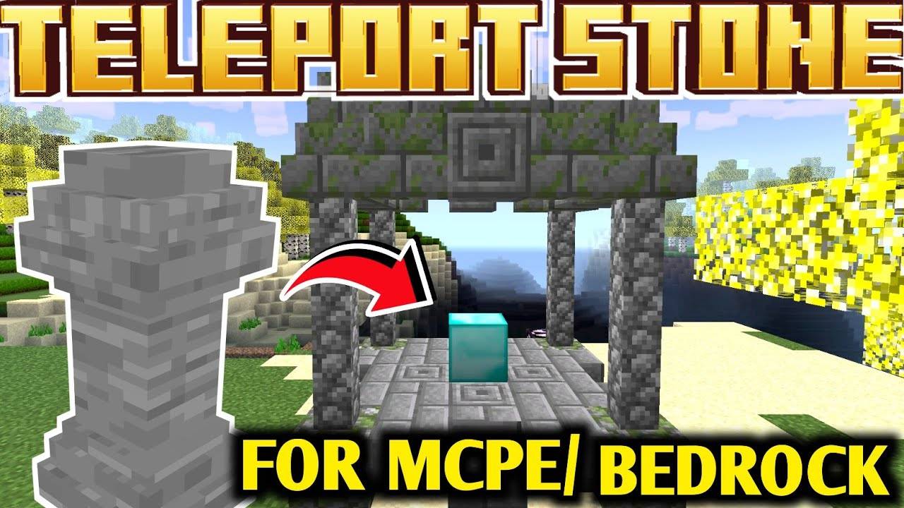 Мод Teleport Stone для Minecraft PE / Мод: Телепортационный камень на Minecraft PE