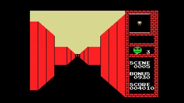 3-D Bomber Man / 三次元ボンバーマン (MSX, 1984, Hudson Soft | Yoshiyuki Kawaguchi)