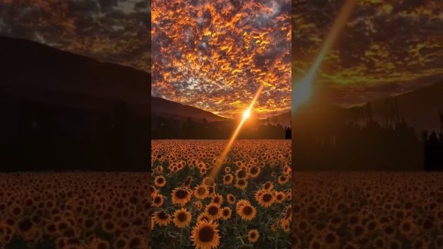 Подсолнухи 🌻

 #Подсолнухи  #закат