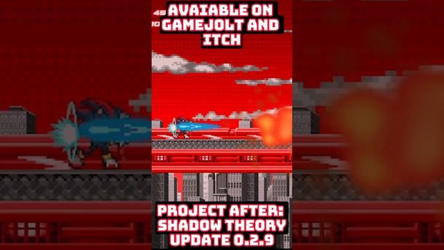 Project After: Shadow Theory - Update 0.2.9 #shorts #fangame  #indiegame #shadowthehedgehog #sonadow