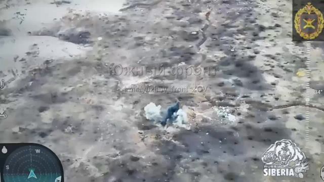 Разведчики Южной группировки войск ВС РФ вскрыли пулеметную точку противника и нанесли по ней огнево