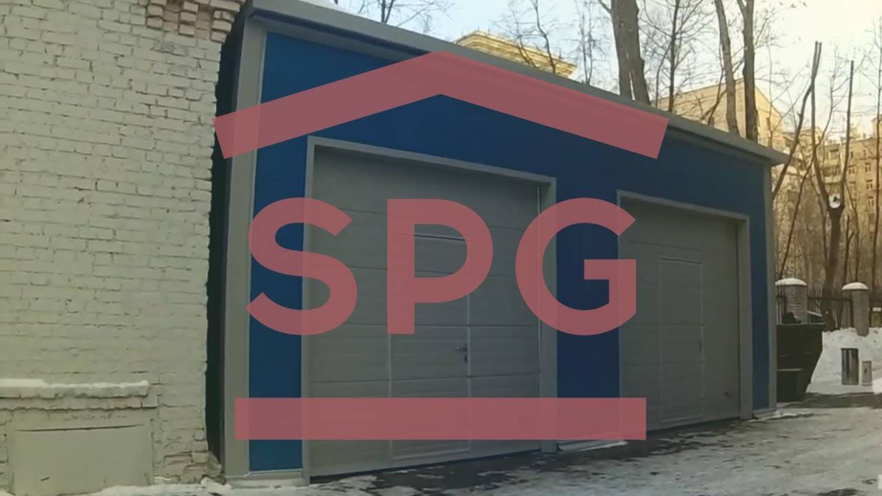 Гараж из сэндвич-панелей 8.0 х 7.5 м. для "Росавтодор". [spgarage.ru]