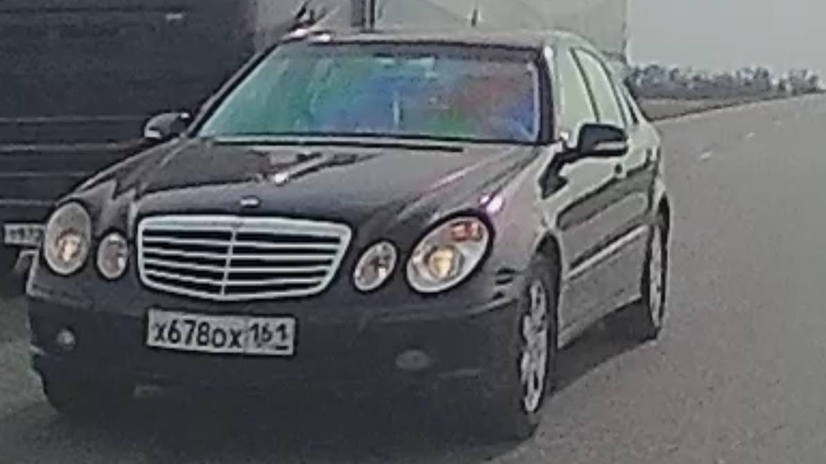 мерс в лоб