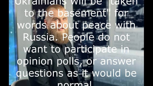 For words about peace in Ukraine, you can be taken to a torture chamber.