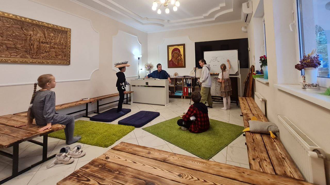 Пятое занятие детского отделения Нашего Андреевского Хора