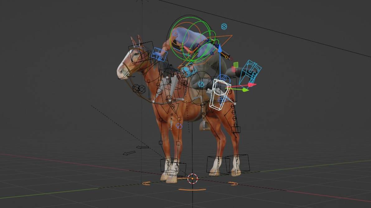 Untitled 1 BLENDER 3.6 Подготовка бандита к погоне