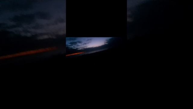 Анапа Поздний закат на море!