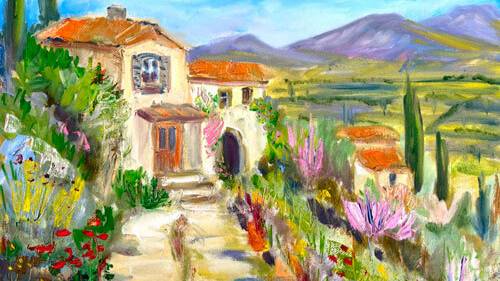 Провансальский пейзаж - Картины serjbond