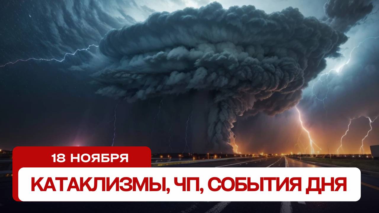 Катаклизмы сегодня 18.11.2024. Новости сегодня, ЧП, катаклизмы за день, события дня