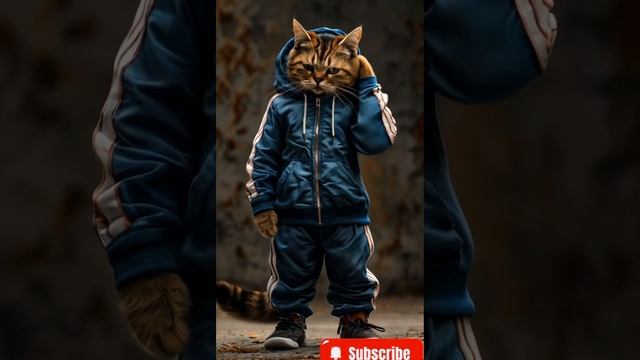 кот чешет своё ушко