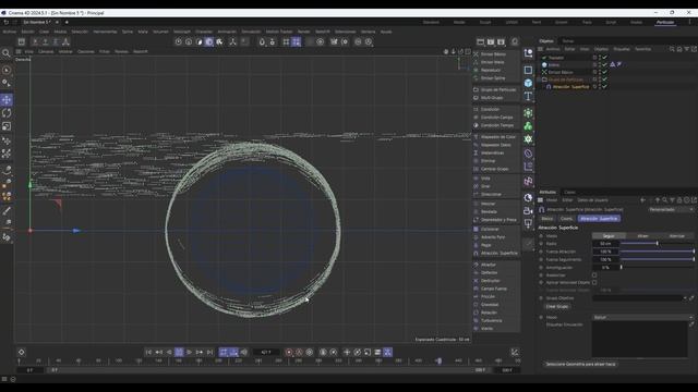 24. Objeto Atracción superficie y sus parámetros
