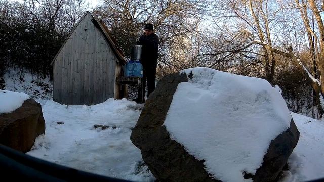 ЖИВЕМ В ДЕРЕВНЕ!!ПРИДАВИЛ МОРОЗ!!!СЪЕЗДИЛ ПО ВОДУ!!!ДОМА КУЛИНАРНЫЙ АНШЛАГ!!!Деревенский влог