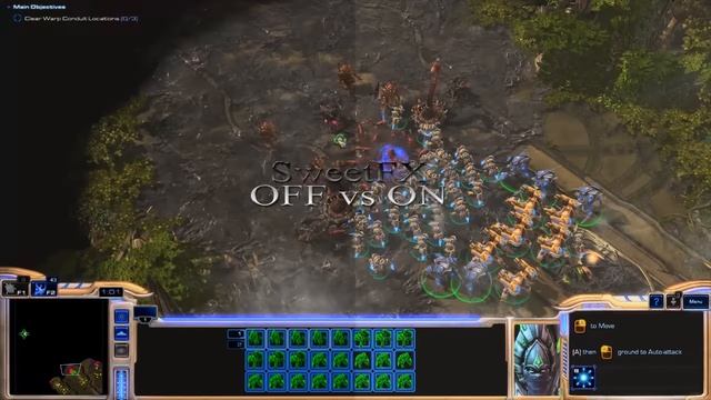 StarCraft II: Legacy of the void with SweetFX - gameplay PC [ Improved graphics mod ] on Windows 10