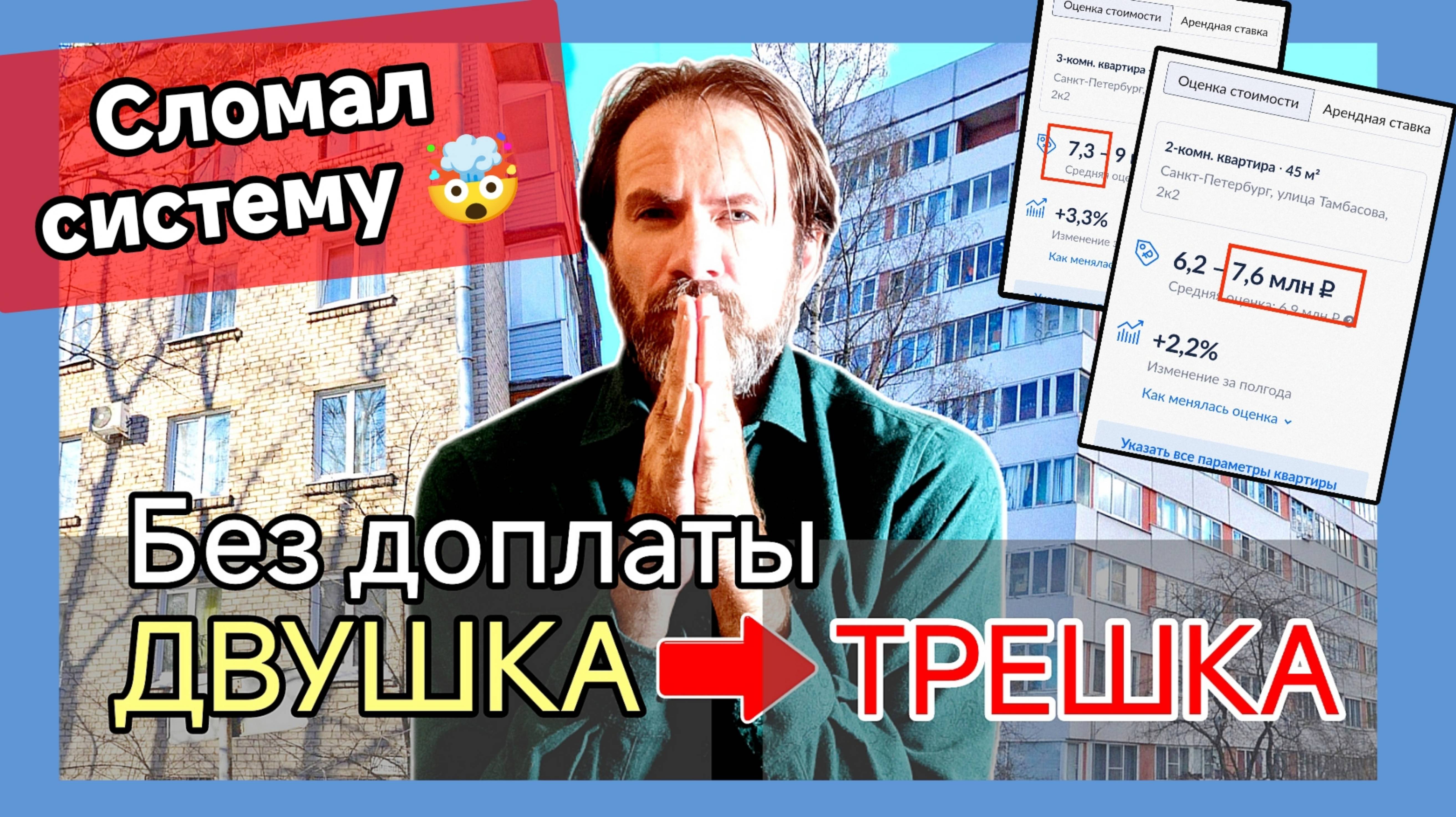 КАК ПРОДАТЬ КВАРТИРУ И КУПИТЬ БОЛЬШУЮ БЕЗ ДОПЛАТЫ