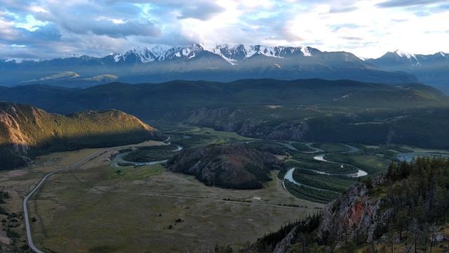 Красоты Горного Алтая, чуйские меандры