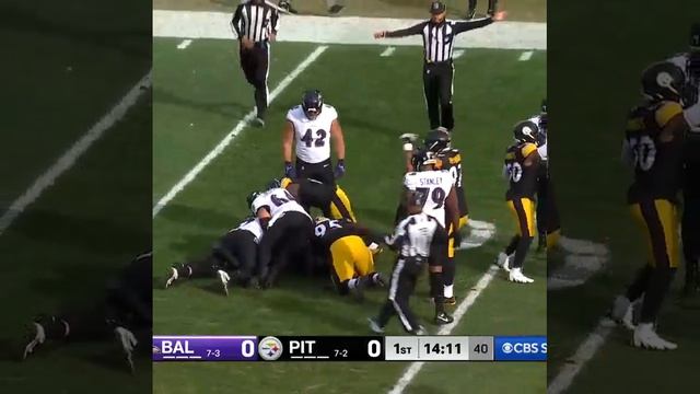 DeShon Elliott with a Fumble Recovery vs. Baltimore Ravens