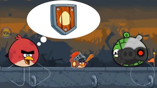 Весёлая игра Angry Birds😍